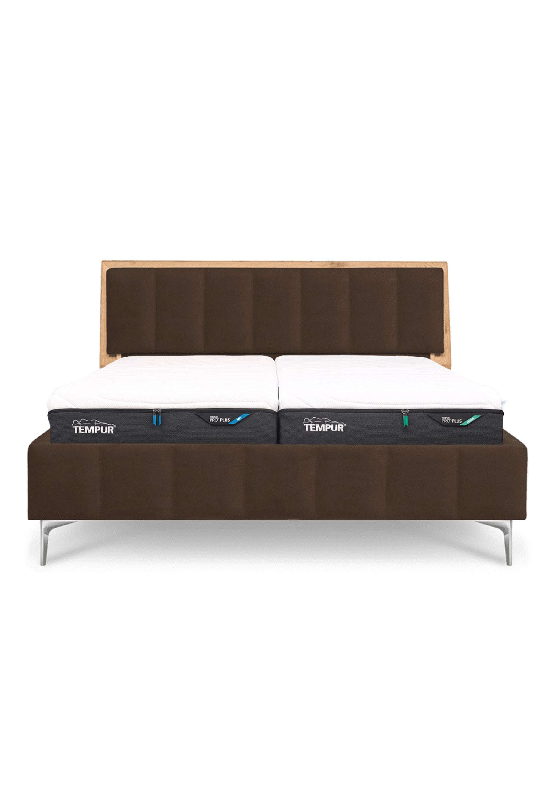 Design Bett LINES in Nappaleder