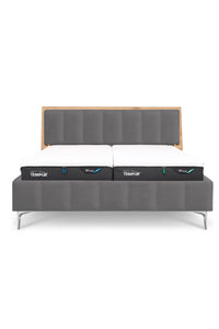 Design Bett LINES in Nappaleder