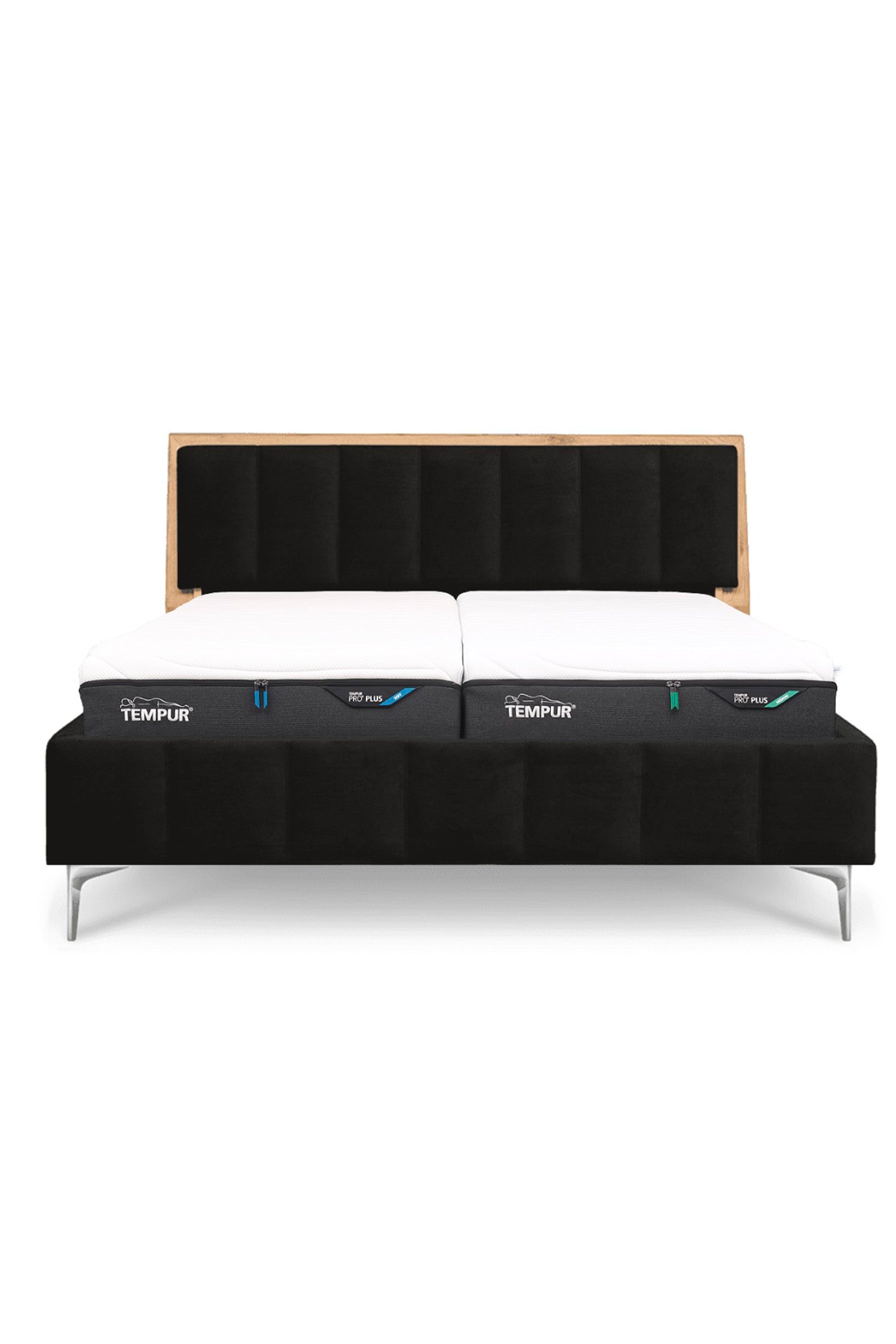 Design Bett LINES in Nappaleder