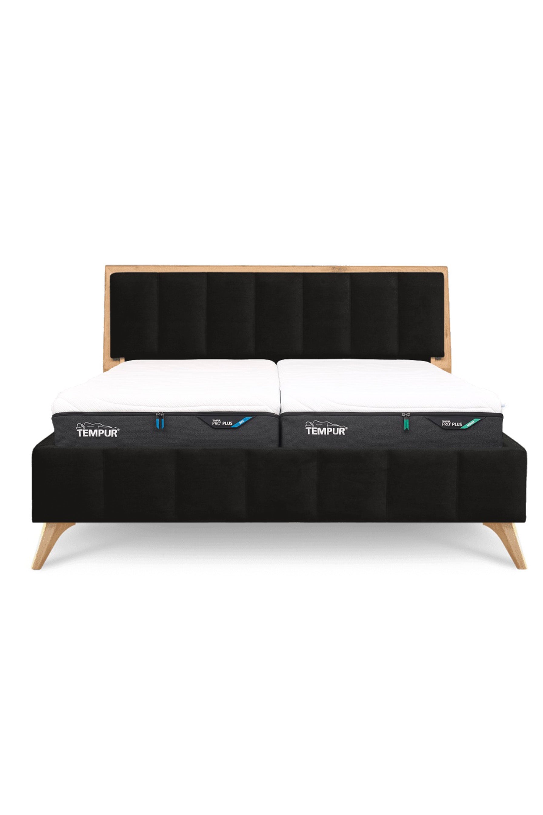 Design Bett LINES in Nappaleder