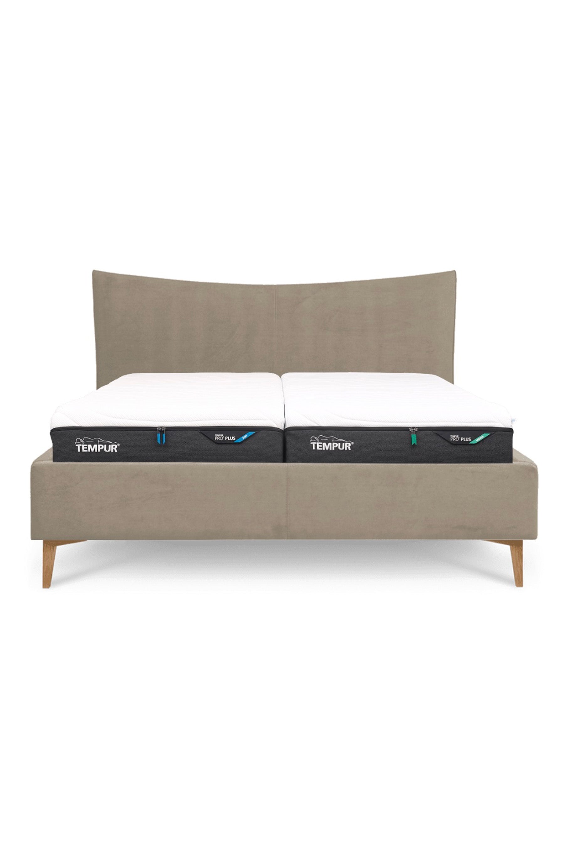 Design Bett PURE in Samtoptik