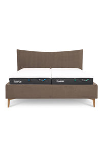 Design Bett PURE in Samtoptik