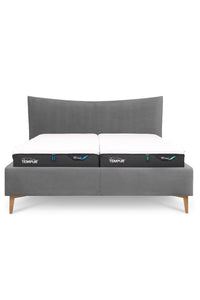 Design Bett PURE in Nappaleder