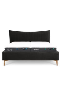 Design Bett PURE in Nappaleder