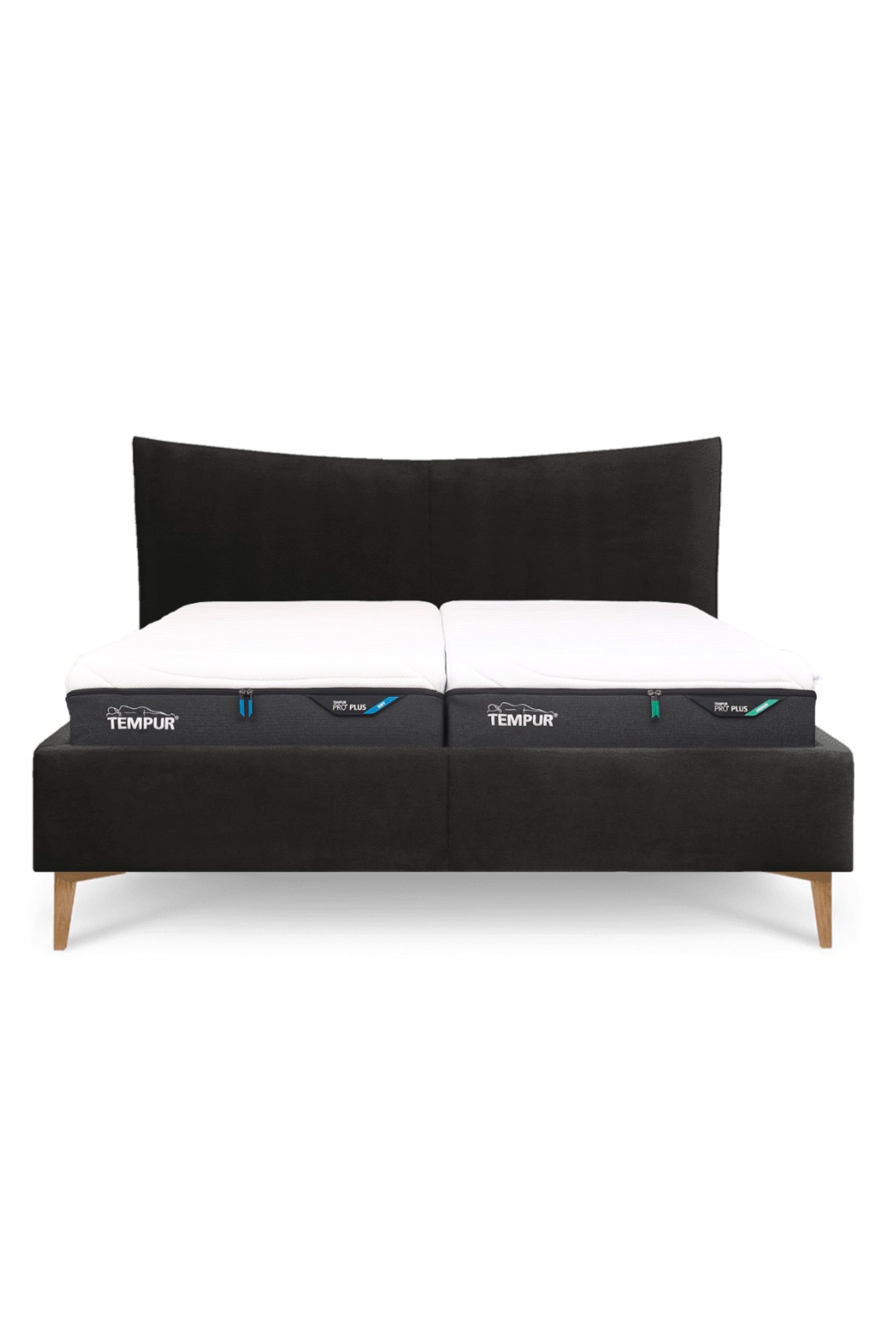 Design Bett PURE in Nappaleder