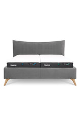 Design Bett PURE in Nappaleder