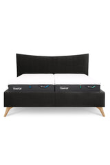 Design Bett PURE in Nappaleder