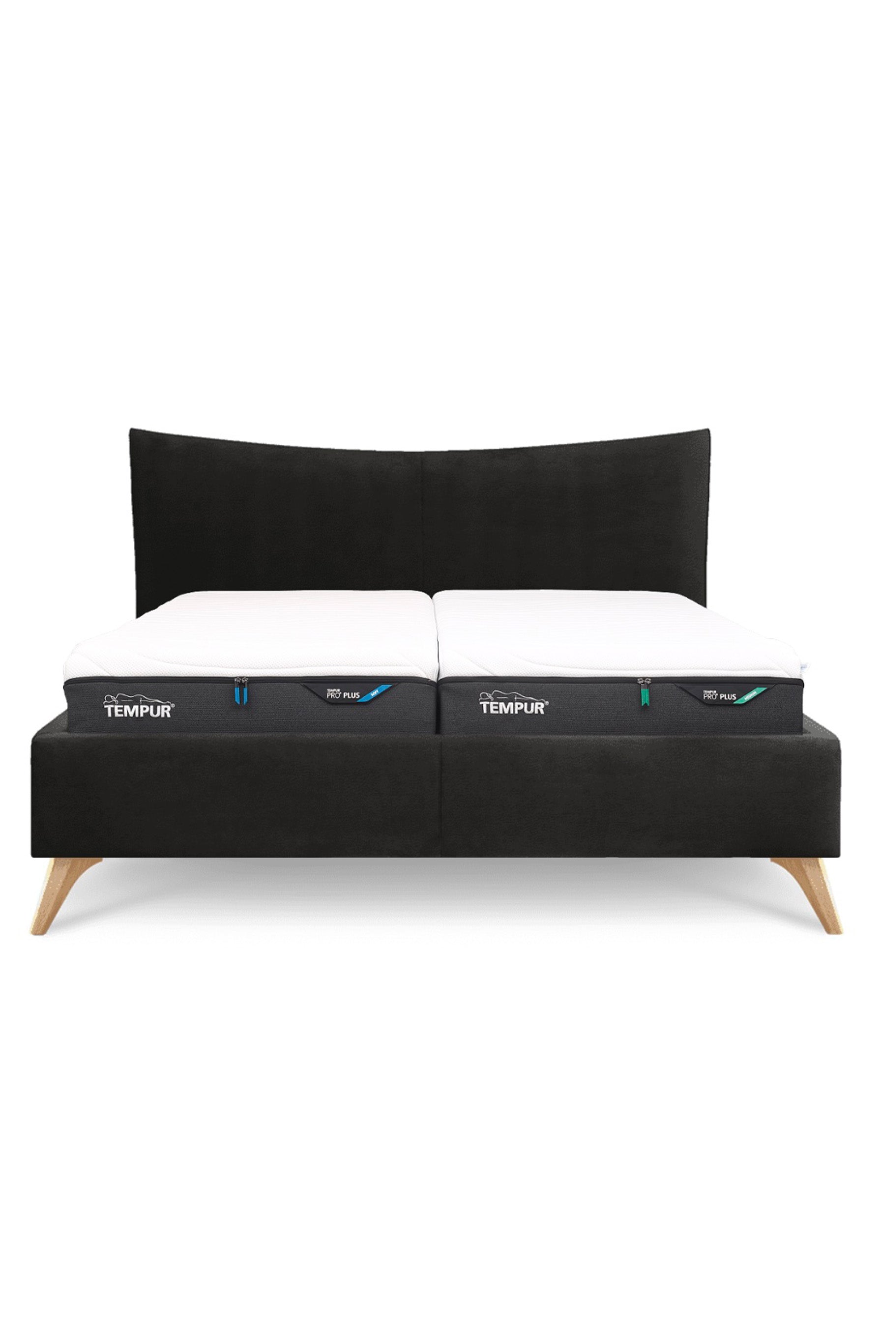 Design Bett PURE in Nappaleder